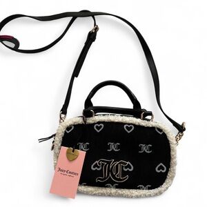 Juicy Couture Black and White Crossbody Bag